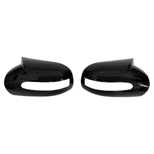 Coques de rétroviseurs Benz Classe E C W211 W203 2001-2007 noir brillant LHD