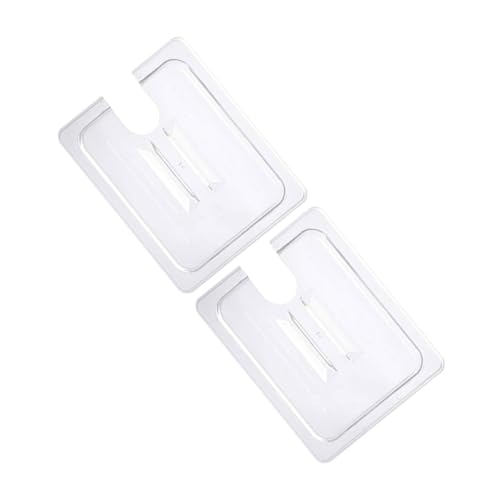 EXHUMKY 2stücke Transparente Deckel Für Sous Vide Garer Ersatzdeckel Für Slow Cooker Hochwertiger Kunststoff Für Niedrigtemperatur-kochen Von Steak Und Mehr