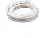 Silicone Rubber Tube,White Silicone Tube 8mm ID 10mm OD 6.56ft Silicone Tube Food Grade Air Hose for Transfer Pump 2m