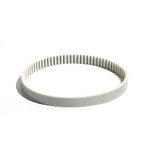 Timing Belt HTD5M 1980 1990 2000 2030 5M White PU Closed Loop Timing Belt Polyurethane Pulley Belt 15mm 20mm 25mm 30mm Width Toothed Pulley Belt5M-1995,Width 15mm