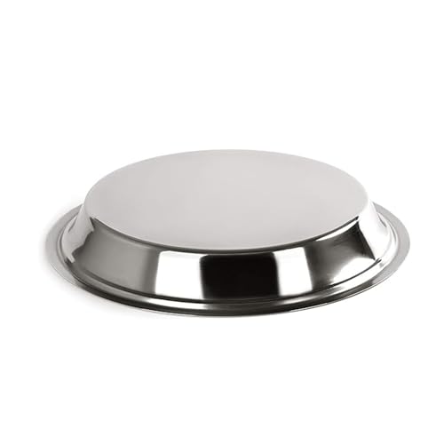 Image of Stainless Steel Atta Parat for Dough Kneading (Medium) | Multipurpose Mixing Parat for Serving, Mixing & Storing | Dough Bowl for Kitchen and Organizing Veggies (Size-15, Diameter- 34 cm)