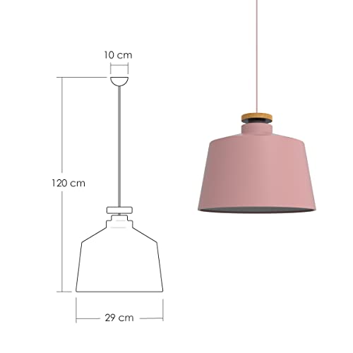 La Mejor review de Lampara de techo rosa más recomendados. 17 Imagen adicional