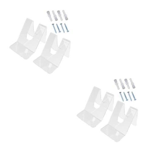 GALPADA 2sets Canoe Paddle Holder Kayak Storage Rack for Paddle Board Accessories Acrylic Material 2pcs*2