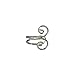 Handmade Silver Swirl Wire Single Ear Cuff, Sterling Silver Clip On Ear Wrap Non Piercing Huggie Earrings for Women, Swirl Spiral Dainty Earcuff, Small Fake Ear Cartilage Clips, By MiYa Jewelry