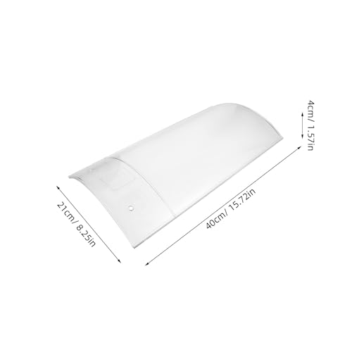 Couverture de type auvent transparent pour rénover sa serre - 3