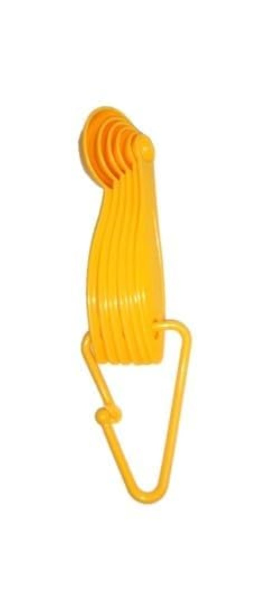 Bakezy 6-Piece Yellow Plastic Measuring Spoon Set