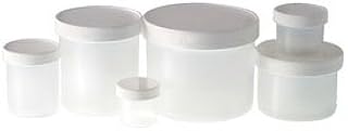 Qorpak PLC-03713 16oz Natural Polypropylene Jar with 89-400 White PP Cap, Case of 24