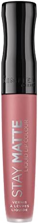 Rimmel London Rossetto Opaco Stay Matte, Formula Liquida Waterproof, No Transfer a Lunga Durata, Blush, 5.5 ml