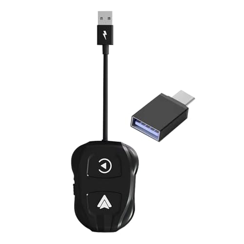 Adaptateur de voiture sans fil 2 en 1 convertisseur automatique portable pour autoradio