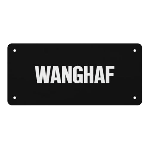 WANGHAF Meme Funny Sign Funny Bathroom Decor Dorm Room Gift