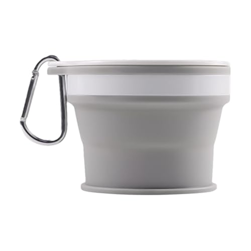 Zuasdvnk Silikon-Faltbecher, faltbare Becher für die Reise - Silikon...