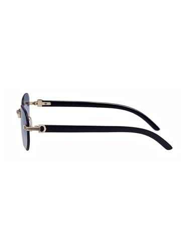 Image of Rimless Sunglasses for Men&Women with Narrow Face Fashion Frameless Shades(3050)