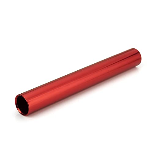 Muka Aluminum Track and Field Relay Baton Stick Running Race Outdoor Field Tool-Red
