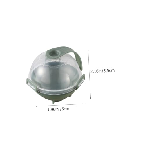 Molde para bolas de hielo OSALADI 12 piezas plástico verde miniatura 2