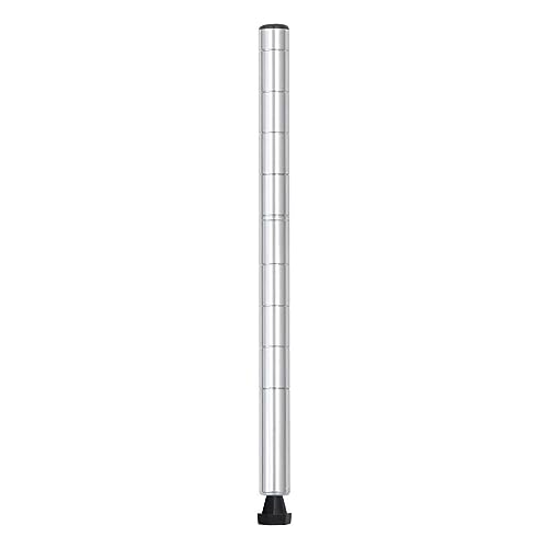 Doshisha Luminous Steel Rack Parts, Basic Pole, Stanch, Height 12.6 inches (32 cm), Pole Diameter 0.7 inches (19 mm), Adjuster Included, 19P030, Cute, Stylish, Slim, Rack, DIY, Rust Resistant,