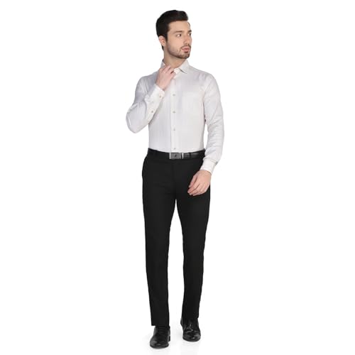 Image of Blackberrys Men's Cotton Checks Regular Fit Formal Shirts