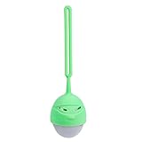 Luz LED trasera de bicicleta de silicona con forma de huevos Lámparas traseras de asiento Luz de conducción nocturna impermeable con 3 modos de iluminación para ciclismo Luz trasera de bicicleta LED