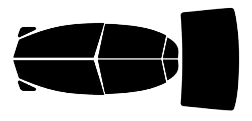 Trueline Automotive Window Tint Film for Honda Civic Sedan 2006-2011 - Customizable All Side and Back Windows - Pre Cut Window Tint for Car Windows