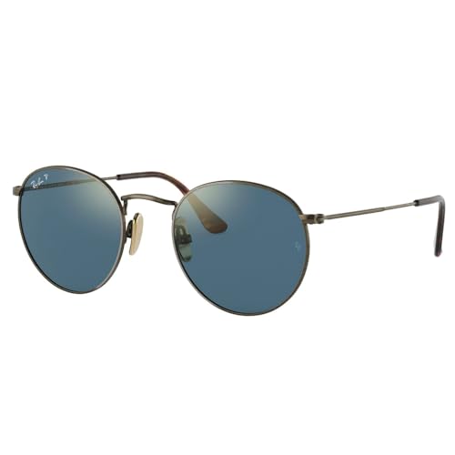Image of Ray-Ban Unisex Rb8247 Round Titanium Round Sunglasses
