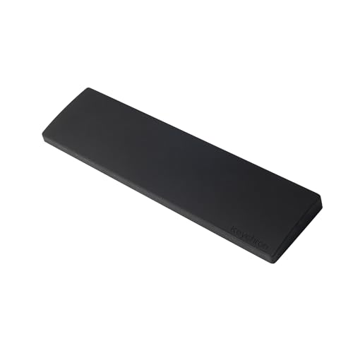Silicone Wrist Rest for Keychron K10 Pro / K10 Max/ Q6 / Q6 Pro / Q6 Max / Q6 HE / V6 / V6 Max, 17.6" Honeycomb Non-Slip Palm Rest, 100% Full-Sized Mechanical Keyboards Support with Typing Pain Relief