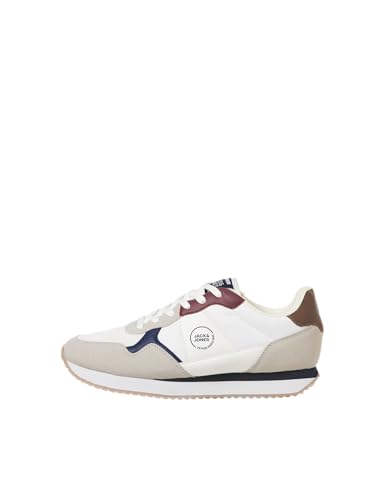JACK & JONES, Jfwrobin Combo Sneaker Ln Hombre, White, 42 EU
