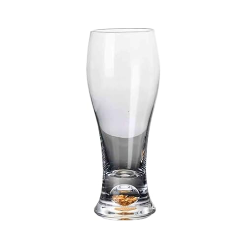 ZKALQECNF Leche Vasos de cerveza cristal, vaso pinta 11/16 oz for artesanal Bebidas(Pequeño)