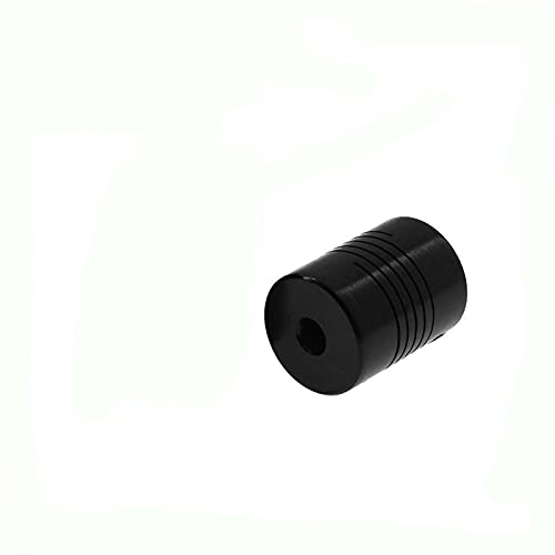WAAZVXS Coupler for CNC Motor Jaw Shaft Coupler 5mm to 8mm Flexible Coupling OD 19x25mm (Color : Black, Size : 5X5)
