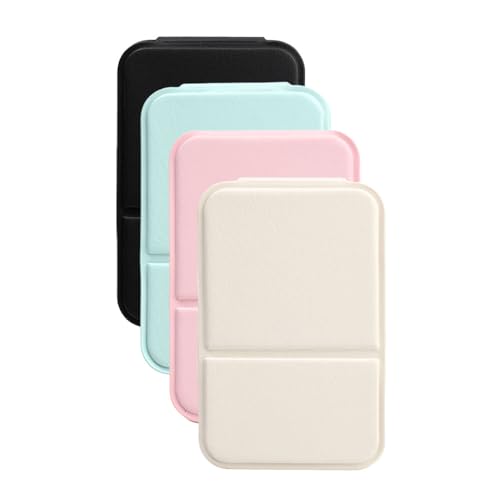 Espejos portátiles plegables 4 piezas mini compactos miniatura 2