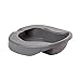McKesson Pontoon Bedpans, Plastic, Graphite, 2 qt, 250 lbs Weight Capacity, 20 Count