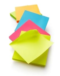 Farbige Klebezettel, Bunt Haftnotizen Pastell, Selbstklebende Notizblöcke