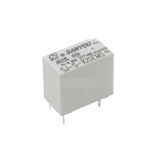 Relé de potencia de 24V CC SJ-S-124EMS de 16A para sustitución en maquinaria y cuadros eléctricos