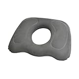 FytStycale Inflatable Seat Cushion Chair Cushion Comfortable Soft Ergonomic Head Pillow Sitting Pad for Office Long Sitting Workers Home, Gray