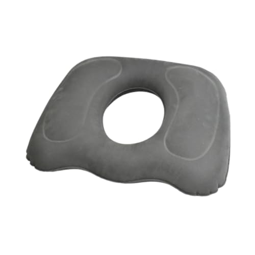 FytStycale Inflatable Seat Cushion Chair Cushion Comfortable Soft Ergonomic Head Pillow Sitting Pad for Office Long Sitting Workers Home, Gray