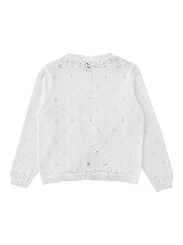 Jhaoyu Girls Long Sleeve Knit Bolero Shrugs Cardigan Sweater Wedding Party Casual Dress Cover Up4