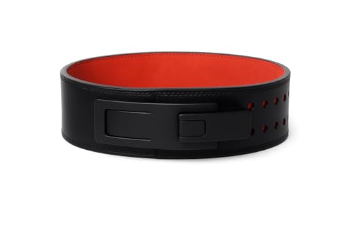 Image of Premium 10MM Weight Lifting Lever Belt - Power Lifting Belt for Men & Women - 4 Inch Wide (Black Solid(30-50in.))