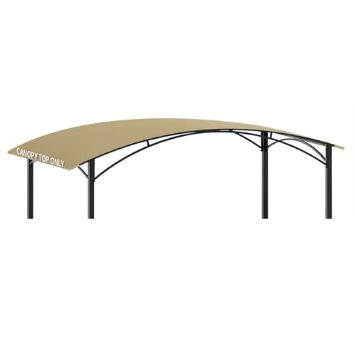8' x 5' Grill Gazebo Replacement Canopy Top Only，Waterproof BBQ