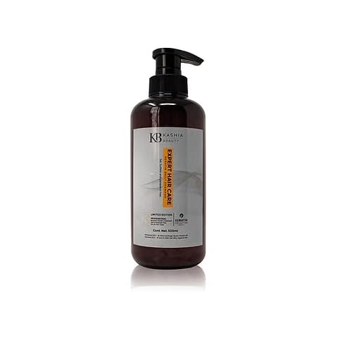 Beauty Kashia. Shampoo Keratin Daily. Free of salt, sulfates and parabens to prolong the life of hair subjected to keratin treatments. 500 ml. Cover