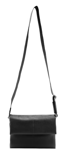 Vejen Crossbag Glossy Black SEIDENFELT MANUFAKTUR maroquinerie finition vernie