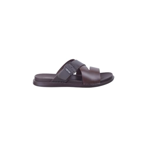 Image of Metro Men Slip-on Open Toe Comfort Chappal UK /6 EU /40 (16-902)