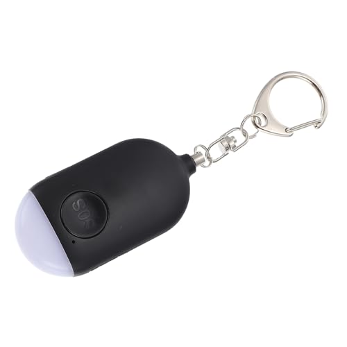 UTHCLO Rechargeable Personal Alarm with Flashlight Keychain Portable Outdoor Safety Siren for Women Elderly Teens Belt Device