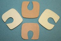 Aetna Felt Corporation 17309 Pads Toe Foam White 1/4" 100/Bg