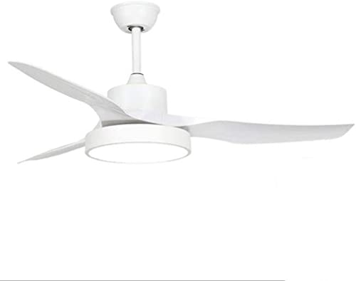 FENGJISUN Ventilador De Techo Cocina Fan Light 50 'ABS Leaf Ventilador De Techo Luz Modern Metal Sala Estar Mute Retro Control Remoto Exteriores Interiores(D)