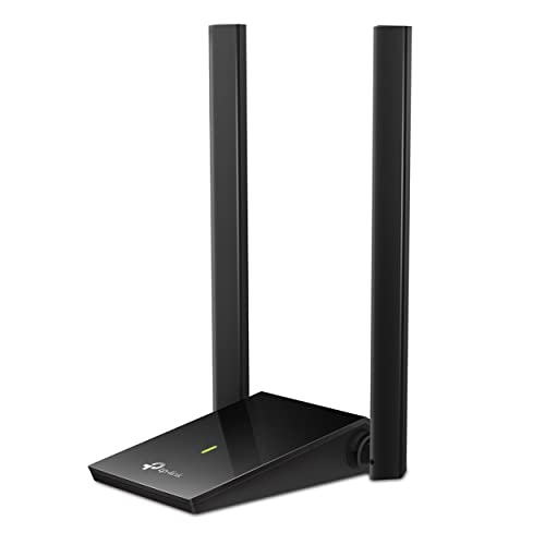 TP-Link Clé WiFi AC1300 Mbps Archer T4U, adaptateur USB wifi, dongle wifi, bouton WPS, USB 3.0, Antenne à gain élevé, MU-MIMO, Garantie à 3 ans, compatible avec Win 11/10/8.1/8/7, Mac OS X