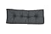 TexDeko Garden Rückenkissen wasserabweisend Premium Sitzkissen gesteppt Sitzauflage für Europaletten Palettenmöbel Palettenpolster (120x40x20/10cm Rückenkissen Anthrazit)