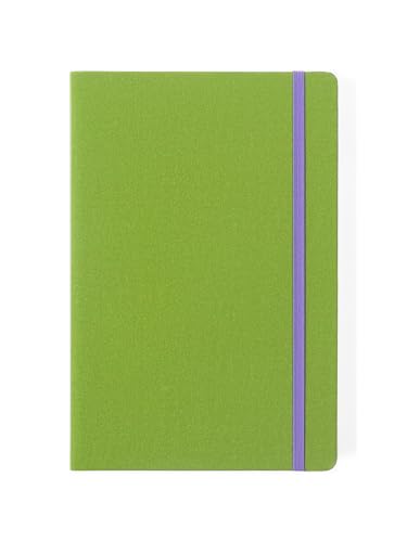 Image of A5 Professional Notebook, 244 Lined Pages, 100 GSM Thick Paper, Premium PU Leather Hardcover, Includes 2025 Reference Calendar Card, Oliver