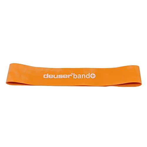Deuserband Plus ORANGE Stark - Widerstandsband/Physio Band, VEGAN, In Deutschland gefertigte Fitnessbänder, Gymnastikband für Krafttraining, Fitness, Yoga, Pilates, Ergotherapie, Physiotherapie Deuserband Plus ORANGE Stark - Widerstandsband/Physio Band, VEGAN, In Deutschland gefertigte Fitnessbänder, Gymnastikband für Krafttraining, Fitness, Yoga, Pilates, Ergotherapie, Physiotherapie