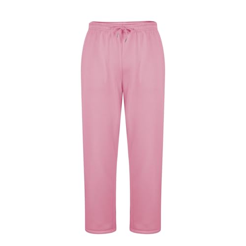 Mens Straight Leg Cargo Joggers Sweatpants Elastic Waist Drawstring Joggers Pants Loose Workout Pants with Pockets2