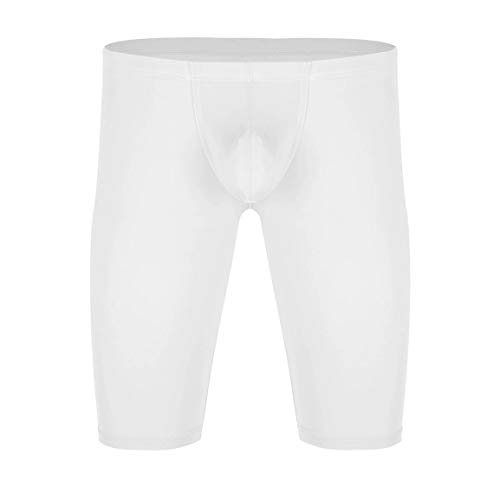 Lejafay Men's Ice Silk Compression Shorts Pants Sports Baselayer Tights Workout Underwear4