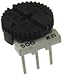 BOURNS 3352T-1-504LF TRIMMER POTENTIOMETER, 500KOHM 1TURN THROUGH HOLE (1 piece)