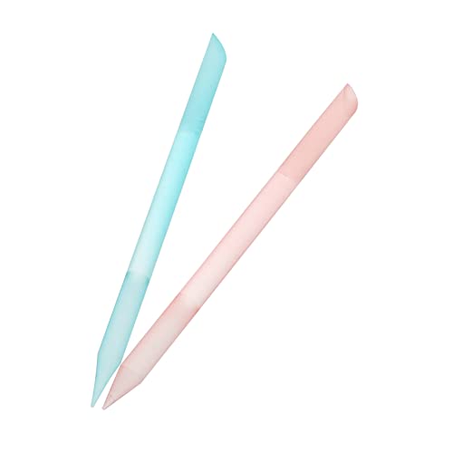 OUNONA 2Pcs Nail File Lightweight Practical Fingernail Files Stylish Manicure Tools for Women Compact Travel Friendly Nail Supplies